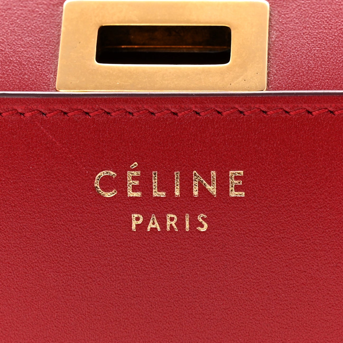 Box Calfskin Medium Classic Box Flap Bag Red