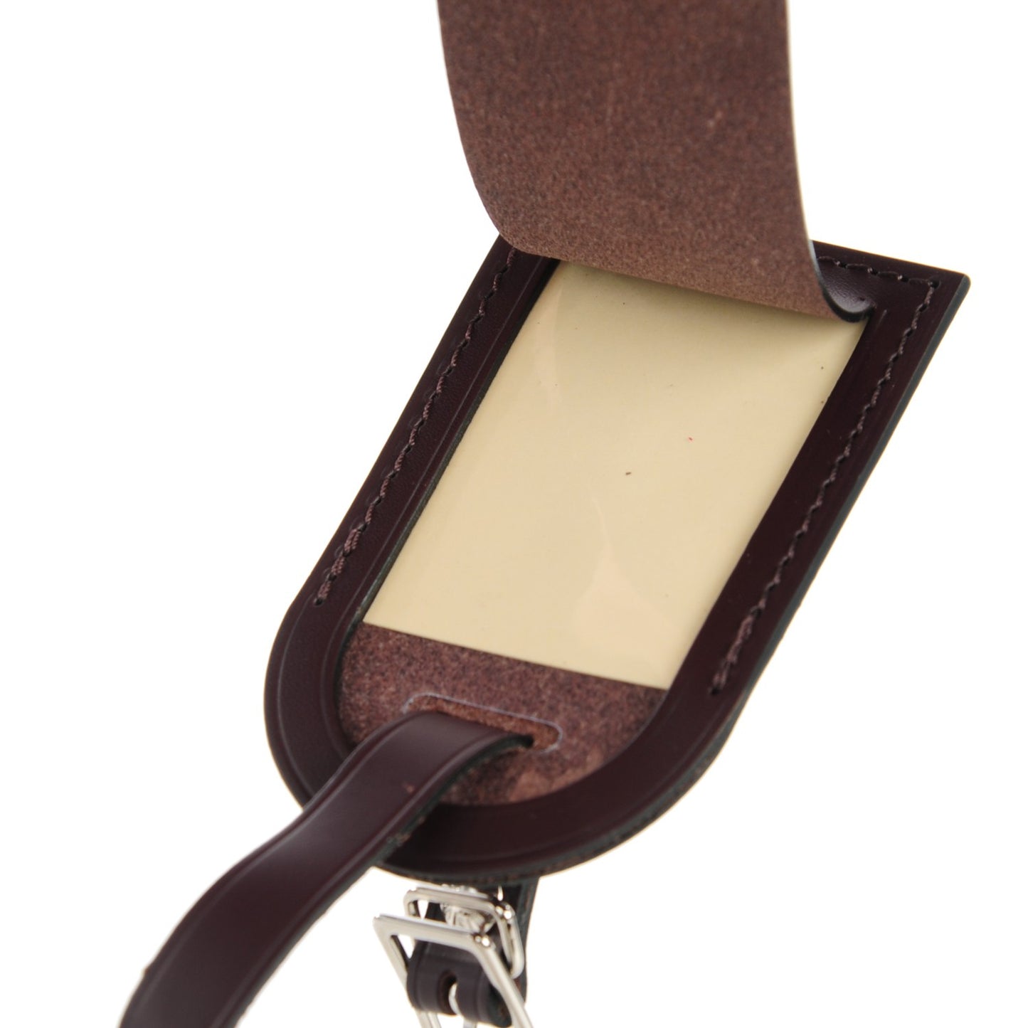 Calfskin Luggage Tag Quetsche