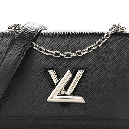 Louis Vuitton Epi Twist Shoulder Bag MM Black 6 of 13