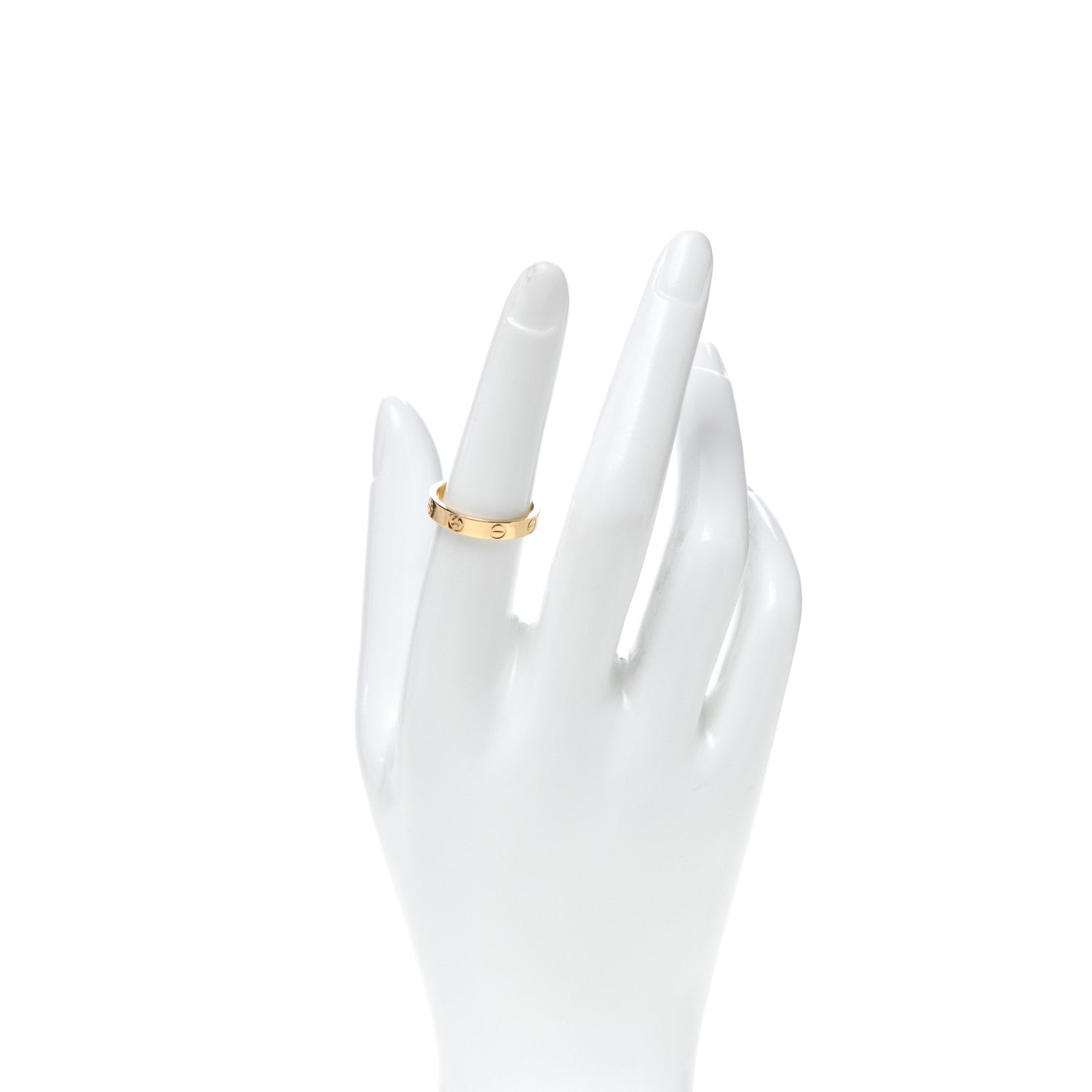 Cartier 18K Yellow Gold 3.5mm LOVE Wedding Band Ring 54 6.75 2 of 5