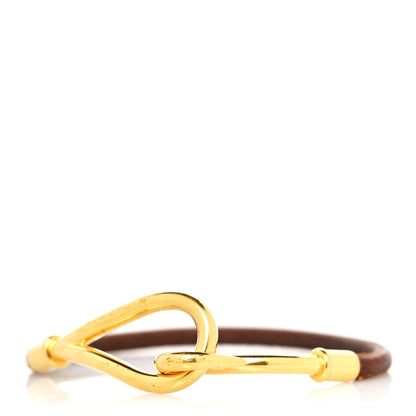 Hermes Natural Bridle Jumbo Hook Bracelet Bouton 1 of 6