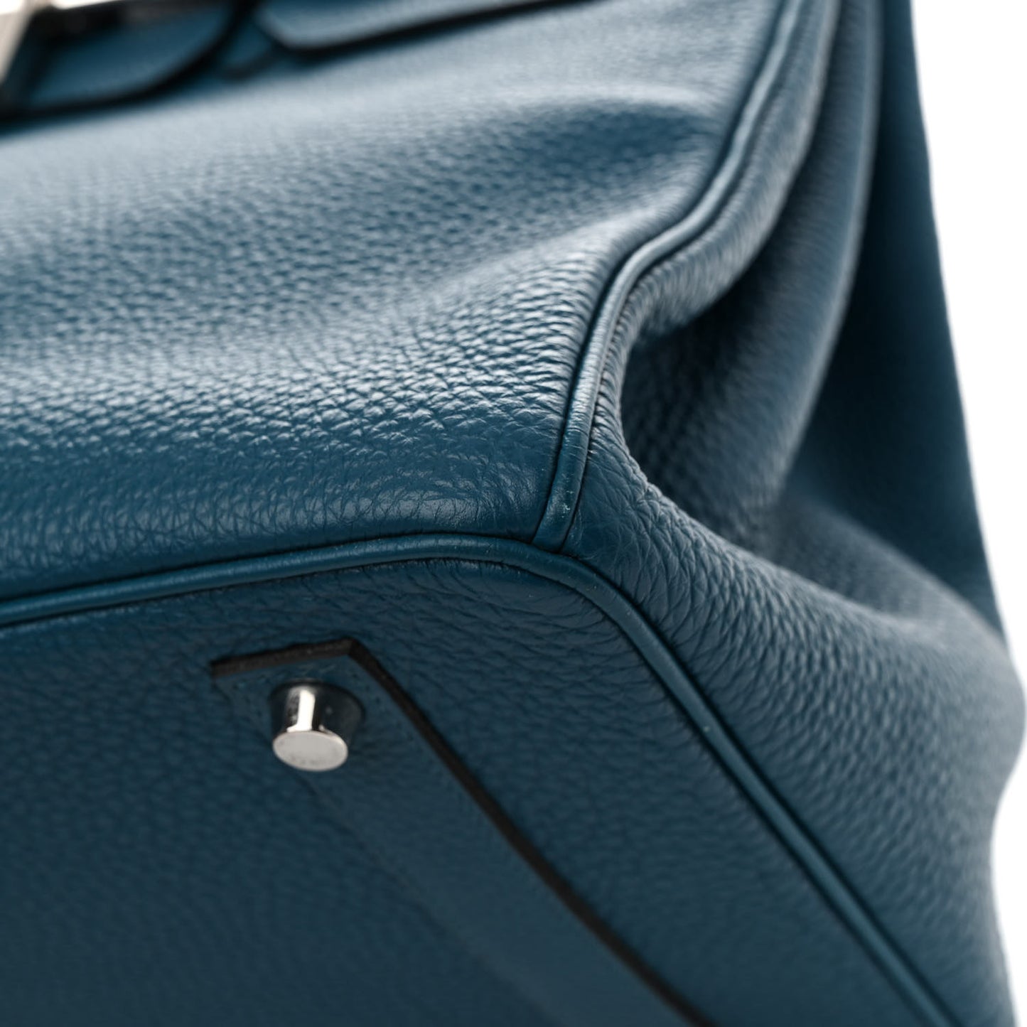 Togo Birkin 35 Bleu de Galice