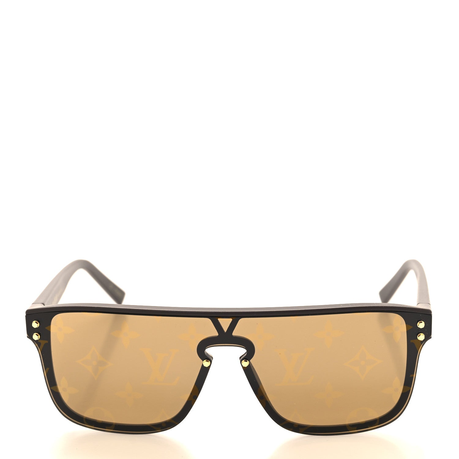 Louis Vuitton Acetate LV Waimea Square Sunglasses Z1485W Brown 2 of 8