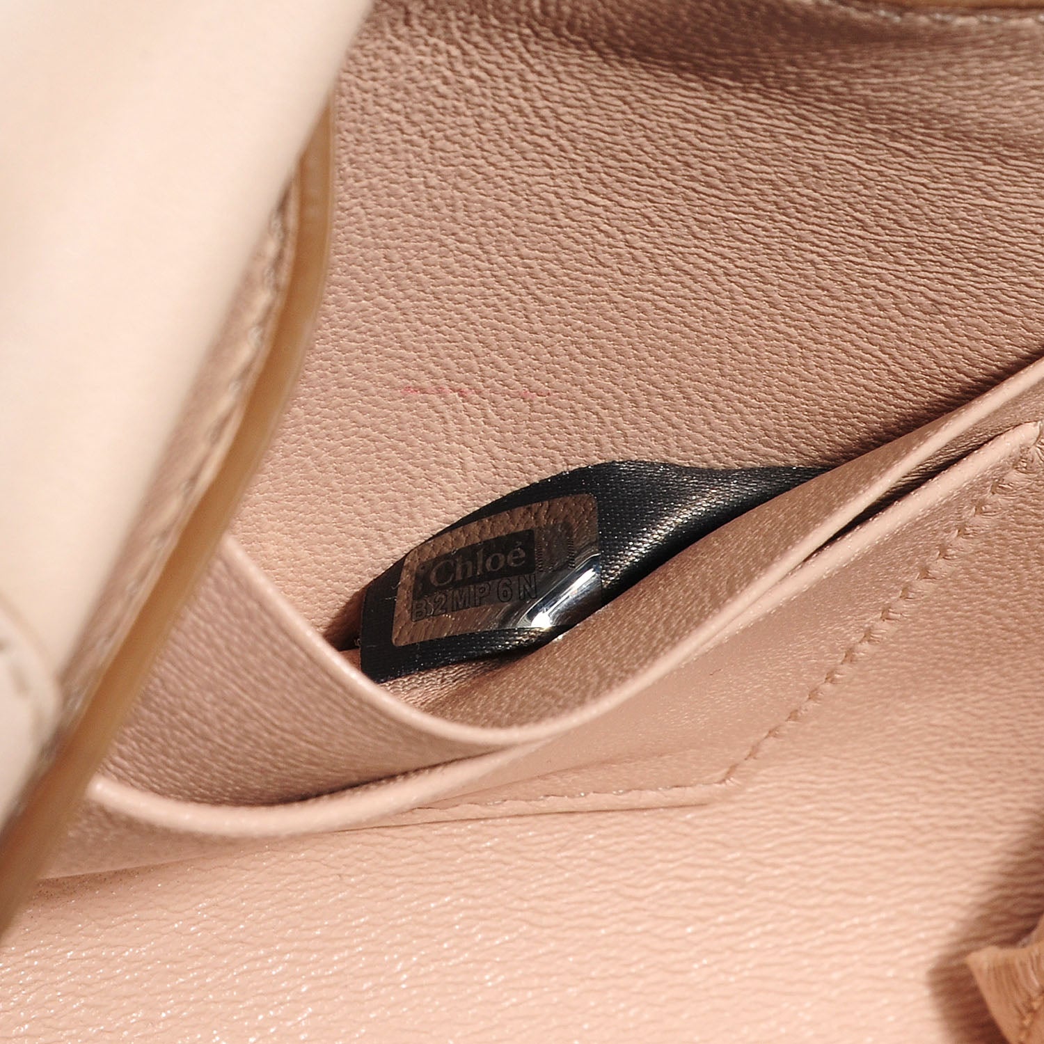 Chloe Lambskin Catrin Clutch Beige 7 of 9