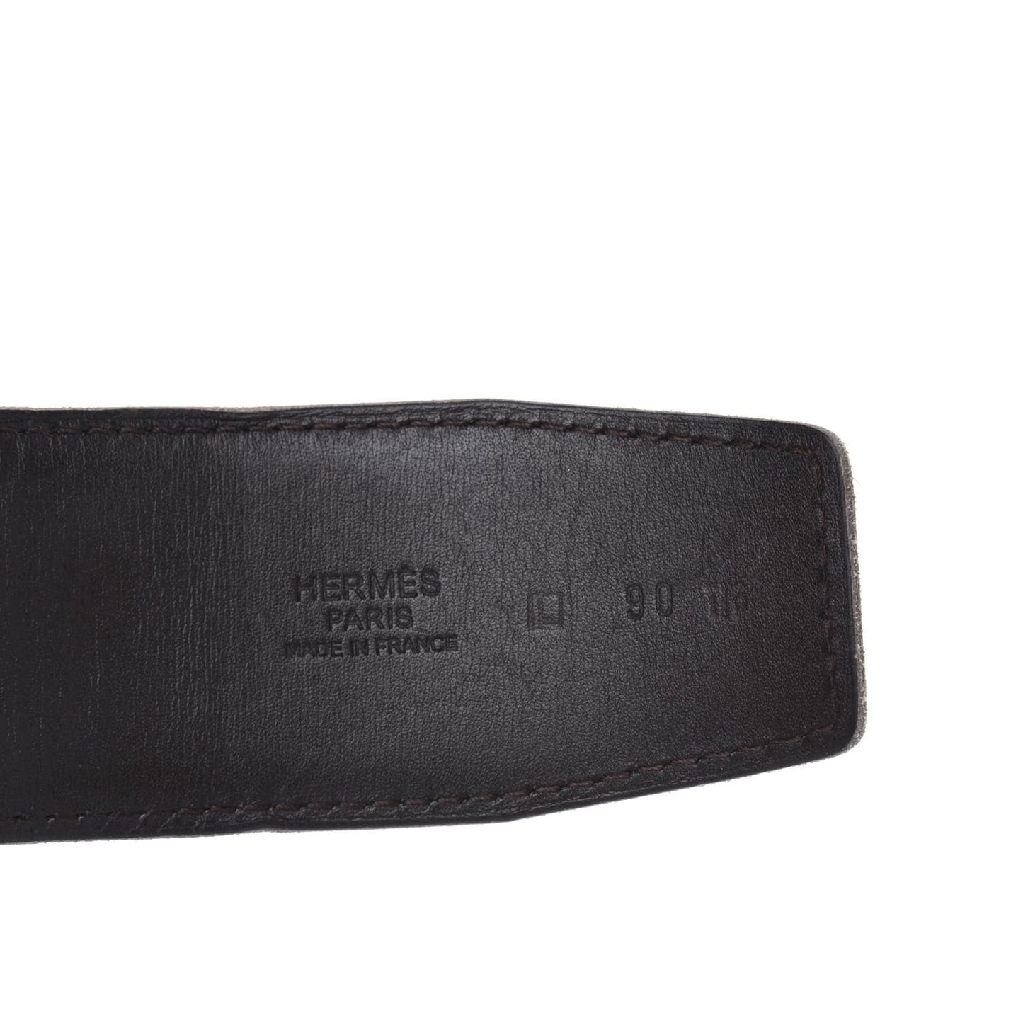 Box Chamonix 42mm Constance Belt Belt 90 Black Chocolate
