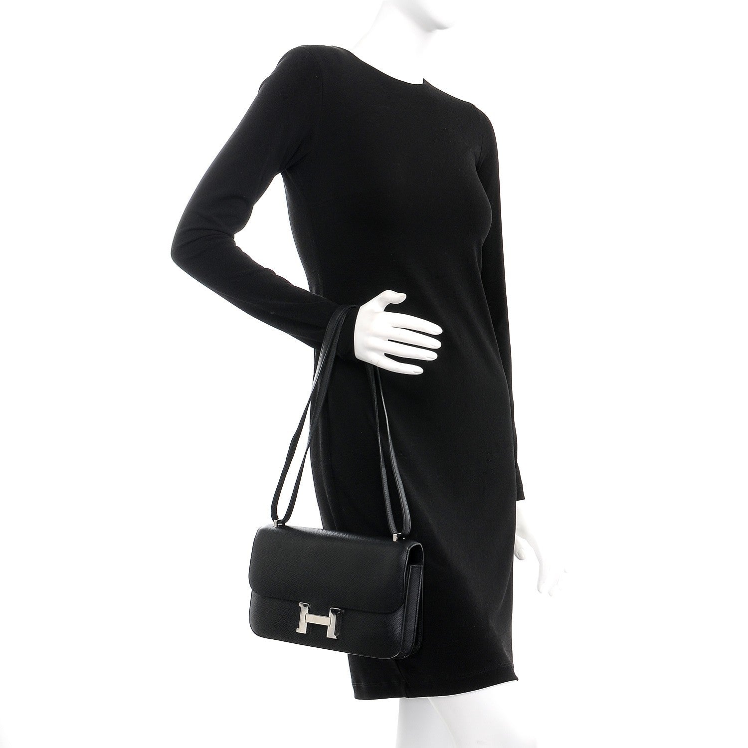 Hermes Epsom Constance Elan 25 Black 3 of 20