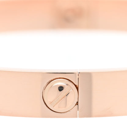 Cartier 18K Pink Gold LOVE Bracelet 17 7 of 9