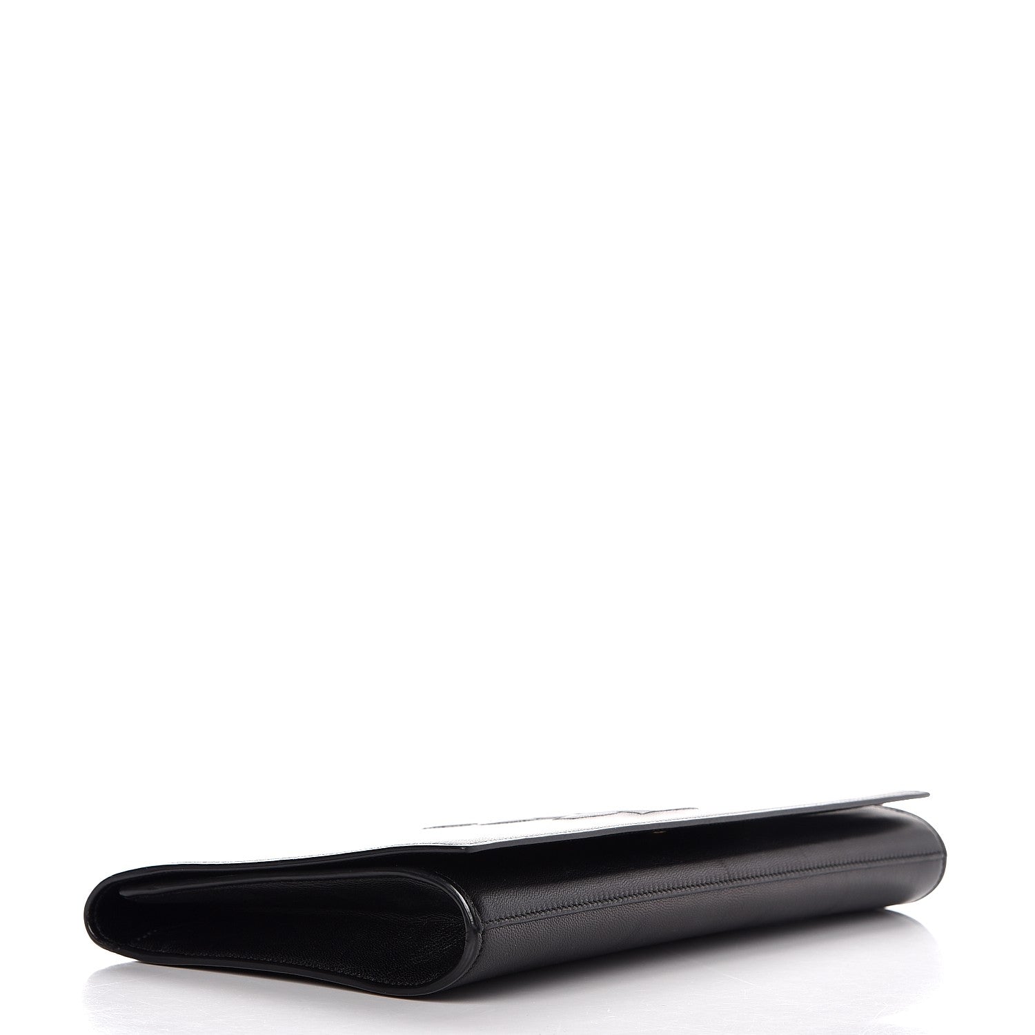 Saint Laurent Goatskin Large Belle De Jour Clutch Black 4 of 7