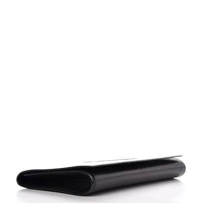 Saint Laurent Goatskin Large Belle De Jour Clutch Black 4 of 7