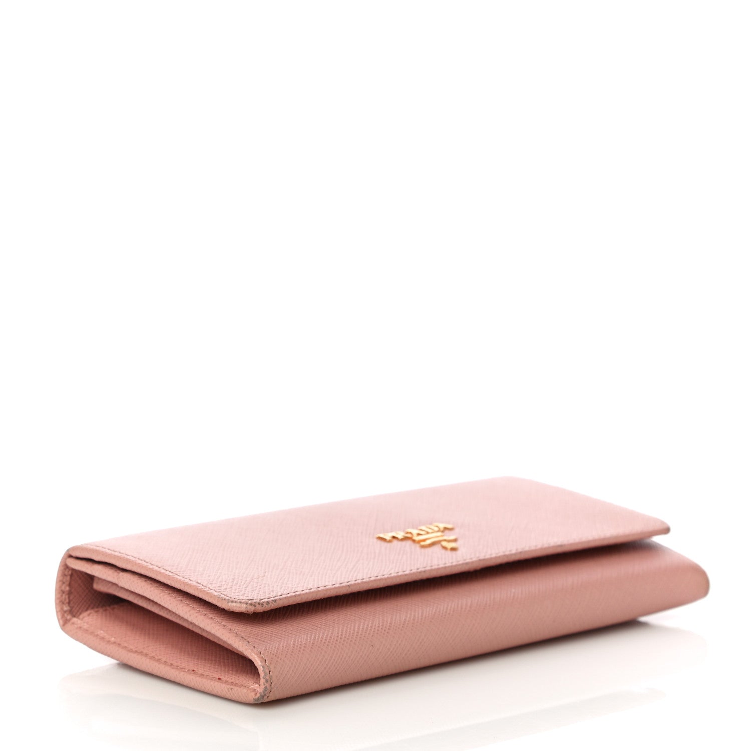 Prada Saffiano Metal Continental Flap Wallet Orchidea 5 of 18
