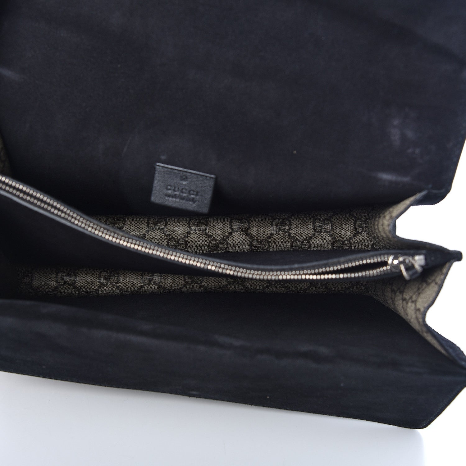 Gucci GG Supreme Monogram Medium Dionysus Shoulder Bag Black 7 of 12