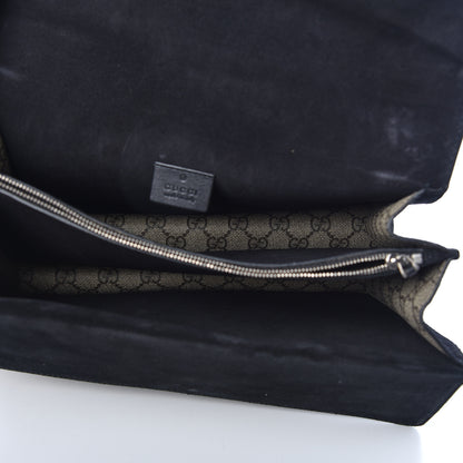 Gucci GG Supreme Monogram Medium Dionysus Shoulder Bag Black 7 of 12