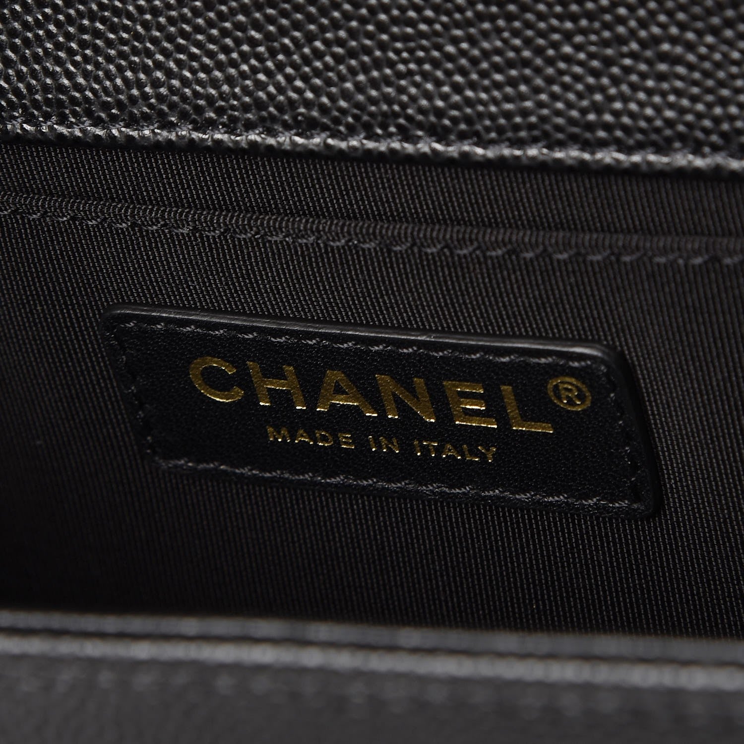 Chanel Caviar Quilted Medium Boy Flap Black 6 of 8