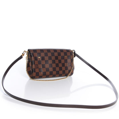 Louis Vuitton Damier Ebene Favorite PM 3 of 9