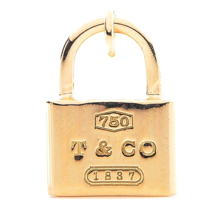 Tiffany 18K Yellow Gold 1837 Lock Charm 1 of 3