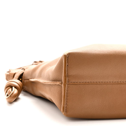 Loewe Calfskin Mini Flamenco Knot Clutch Warm Desert 8 of 9