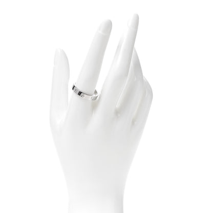 Cartier 18K White Gold 4mm LOVE Wedding Band Ring 62 10 2 of 4