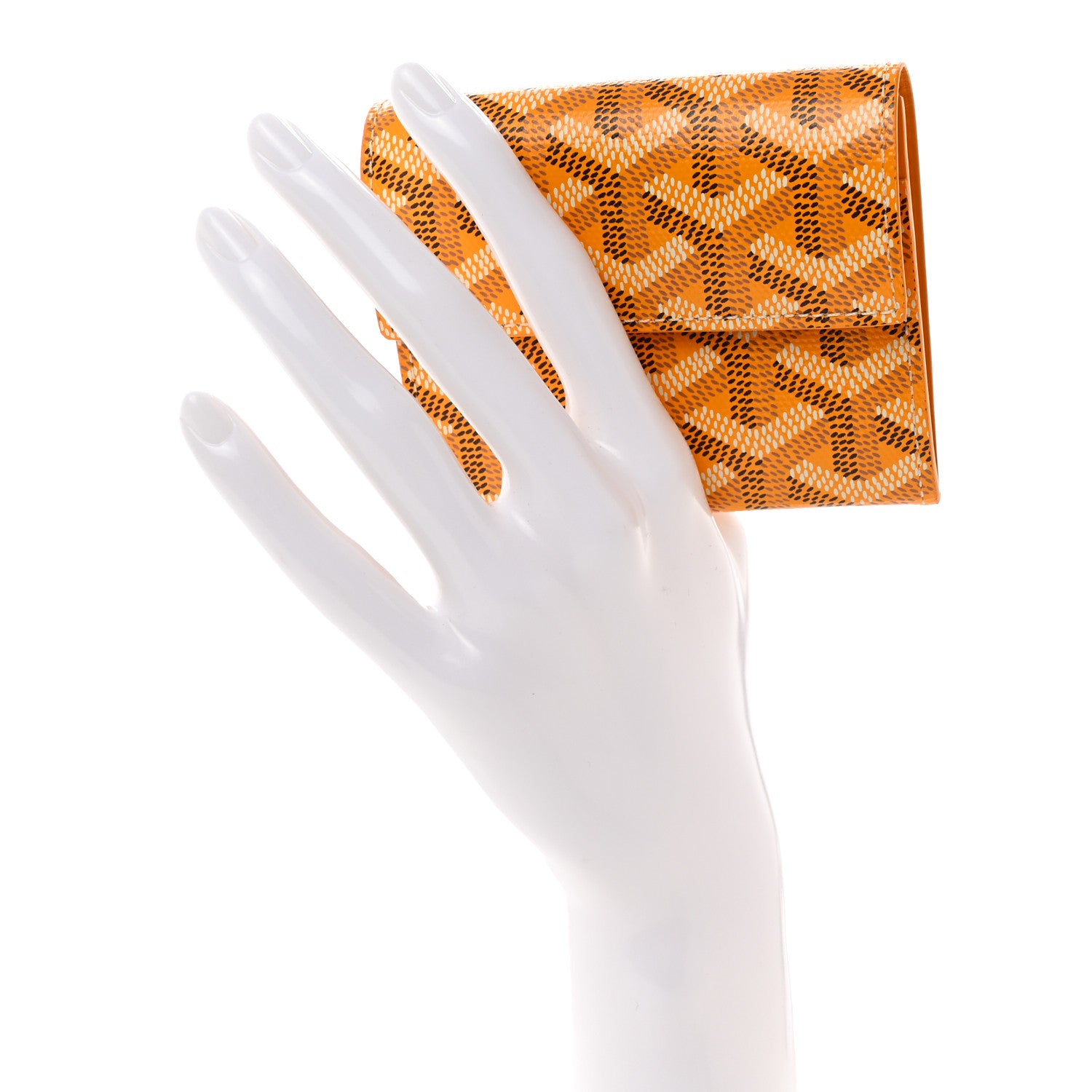 Goyard Goyardine Marigny Coin Purse Wallet Yellow 2 of 10