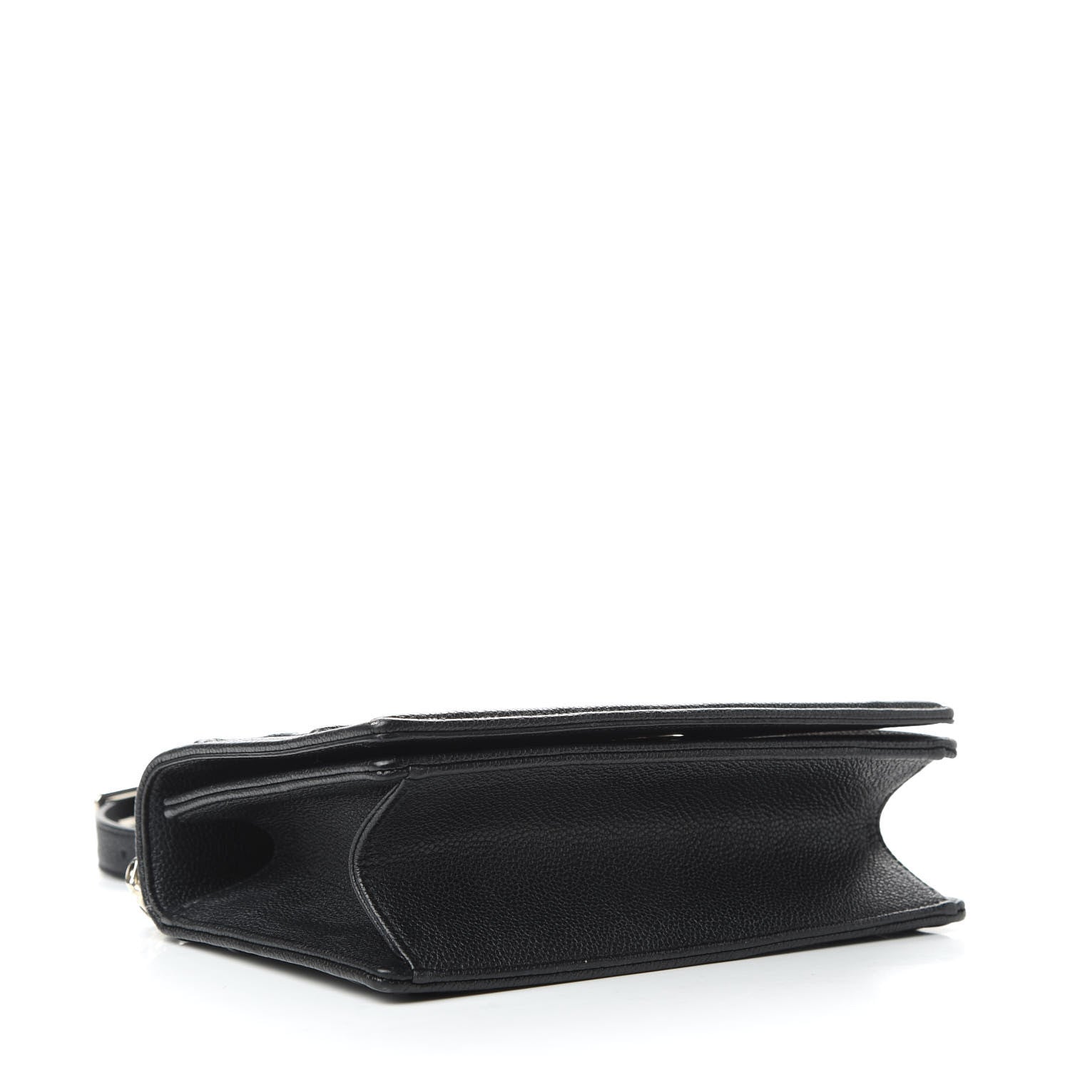 Christian Dior Grained Calfskin Small Diorama Flap Bag Black 5 of 9