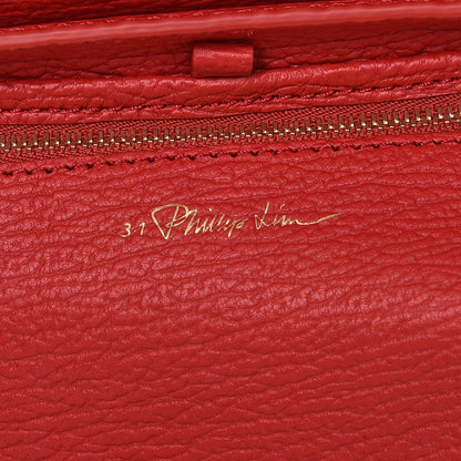 3.1 Phillip Lim 3.1 Textured Calfskin Mini Pashli Satchel Red 7 of 8