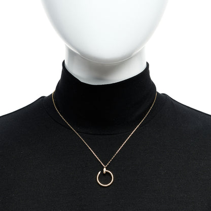 Cartier 18K Yellow Gold Diamond Juste Un Clou Pendant Necklace 2 of 7