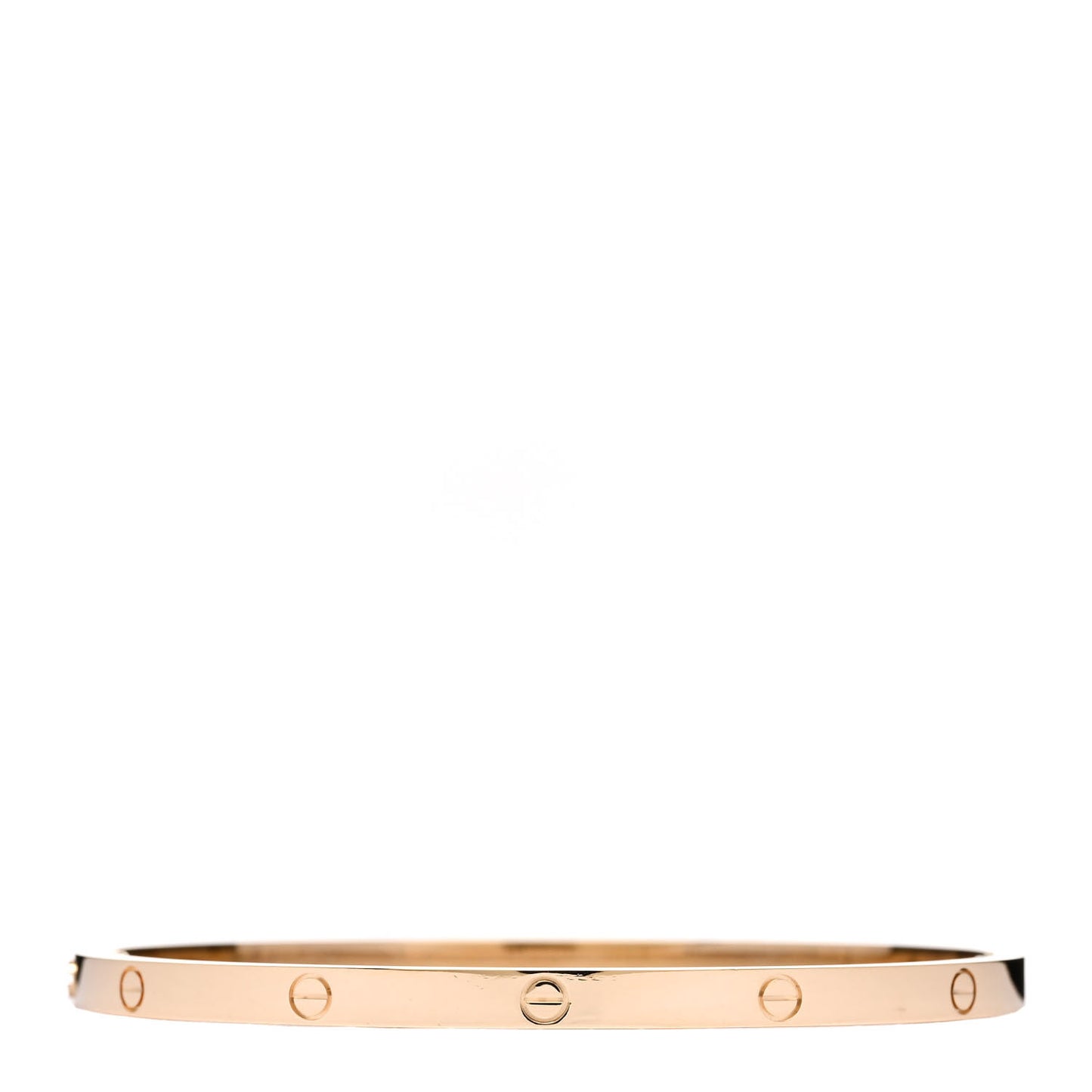 18K Yellow Gold Small LOVE Bracelet 17