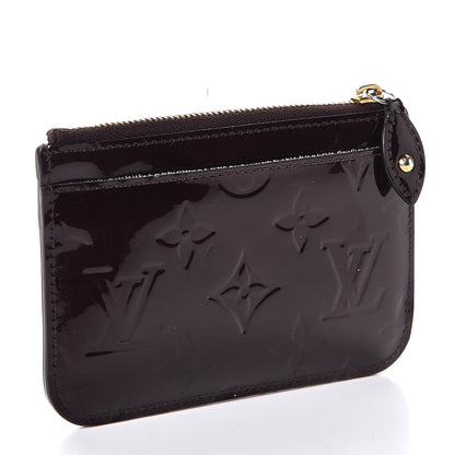 Louis Vuitton Vernis Key Pouch Amarante 3 of 7