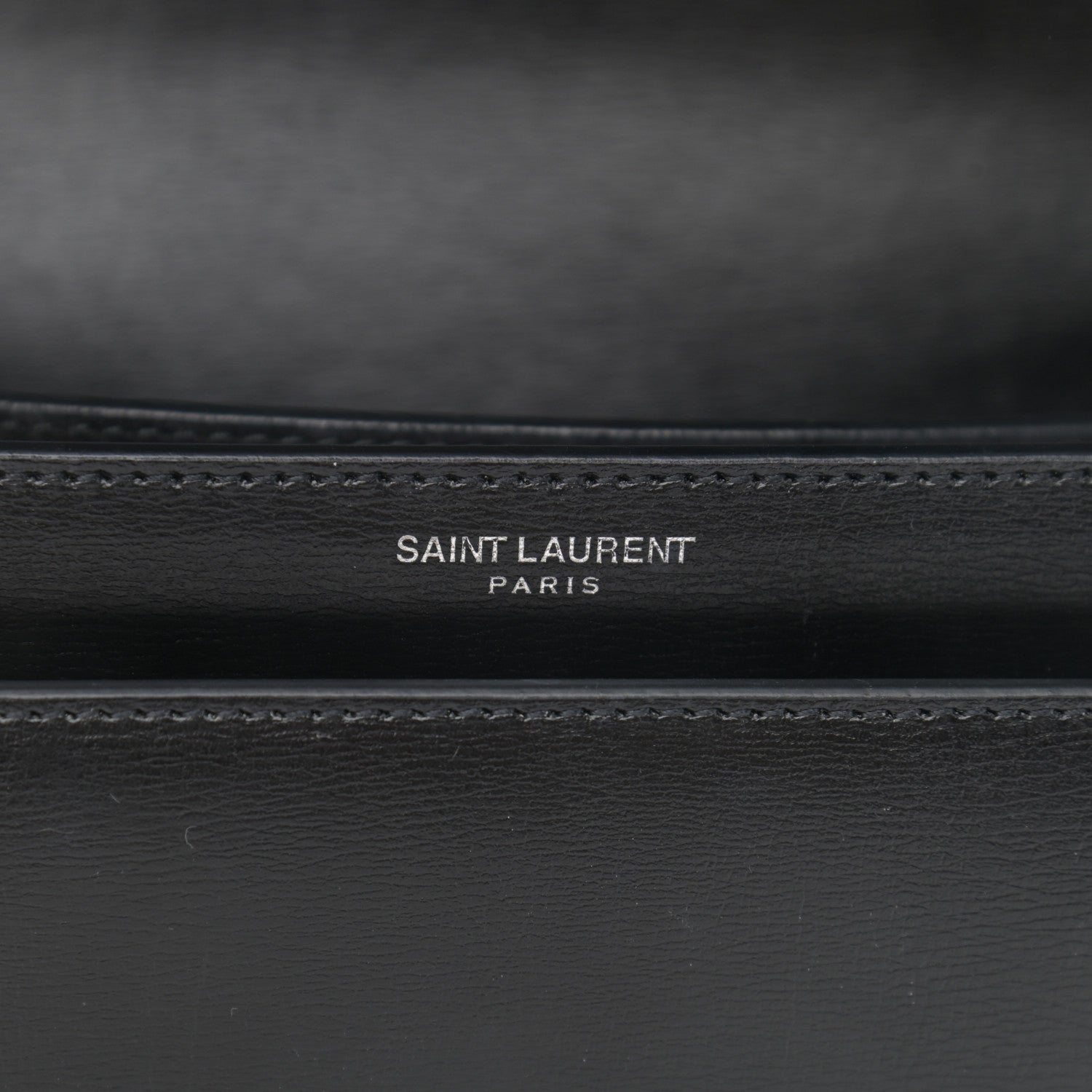 Saint Laurent Calfskin Large Monogram Sunset Black 6 of 13