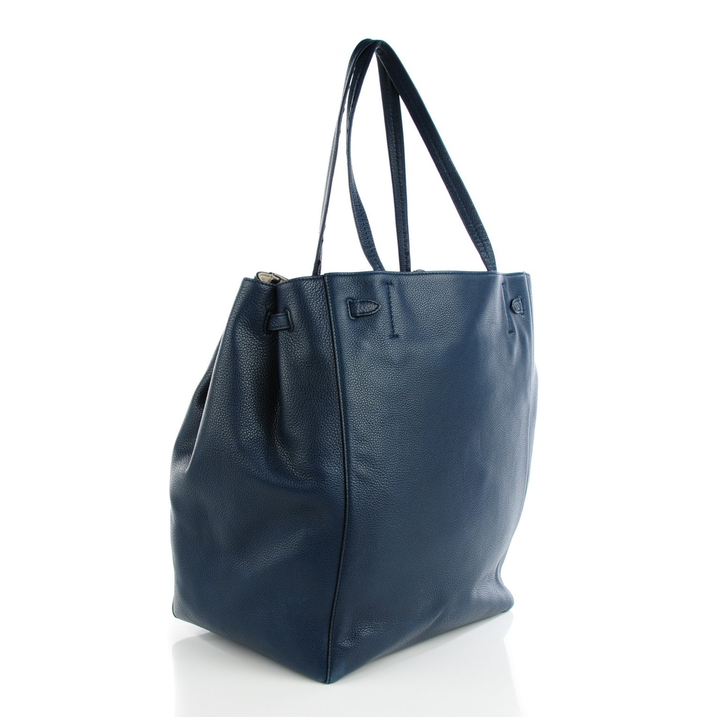 Soft Grained Calfskin Medium Cabas Phantom Slate