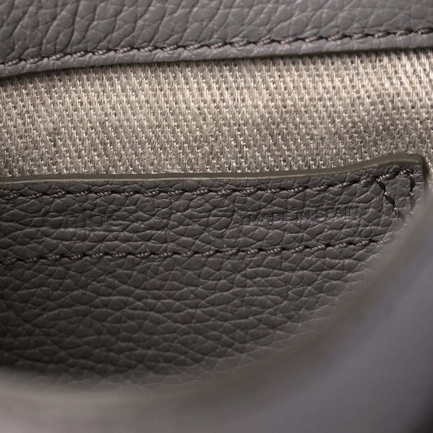 Calfskin Mini Marcie Round Crossbody Bag Cashmere Grey
