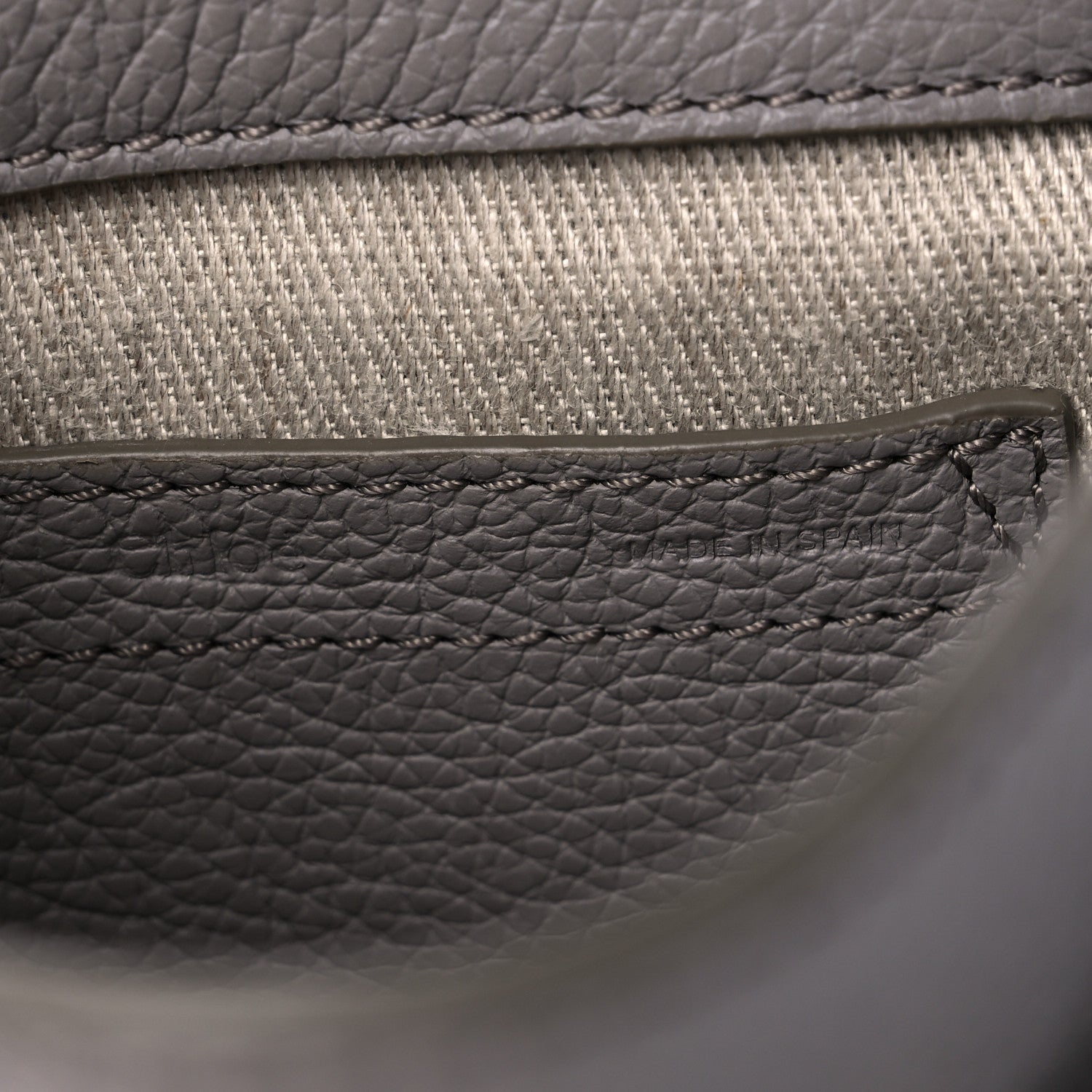 Chloe Calfskin Mini Marcie Round Crossbody Bag Cashmere Grey 6 of 11