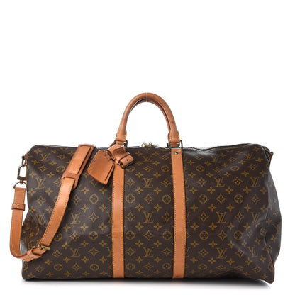 Louis Vuitton Monogram Keepall Bandouliere 55 1 of 29