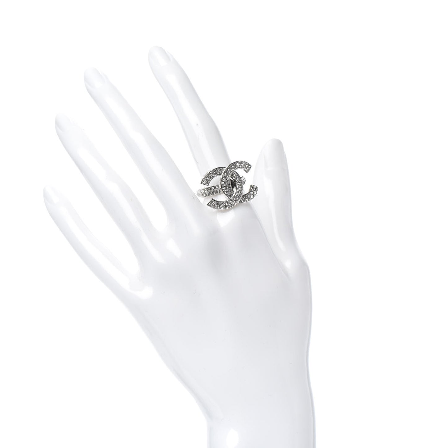 Crystal Palais Garnier CC Ring 52 6 Silver
