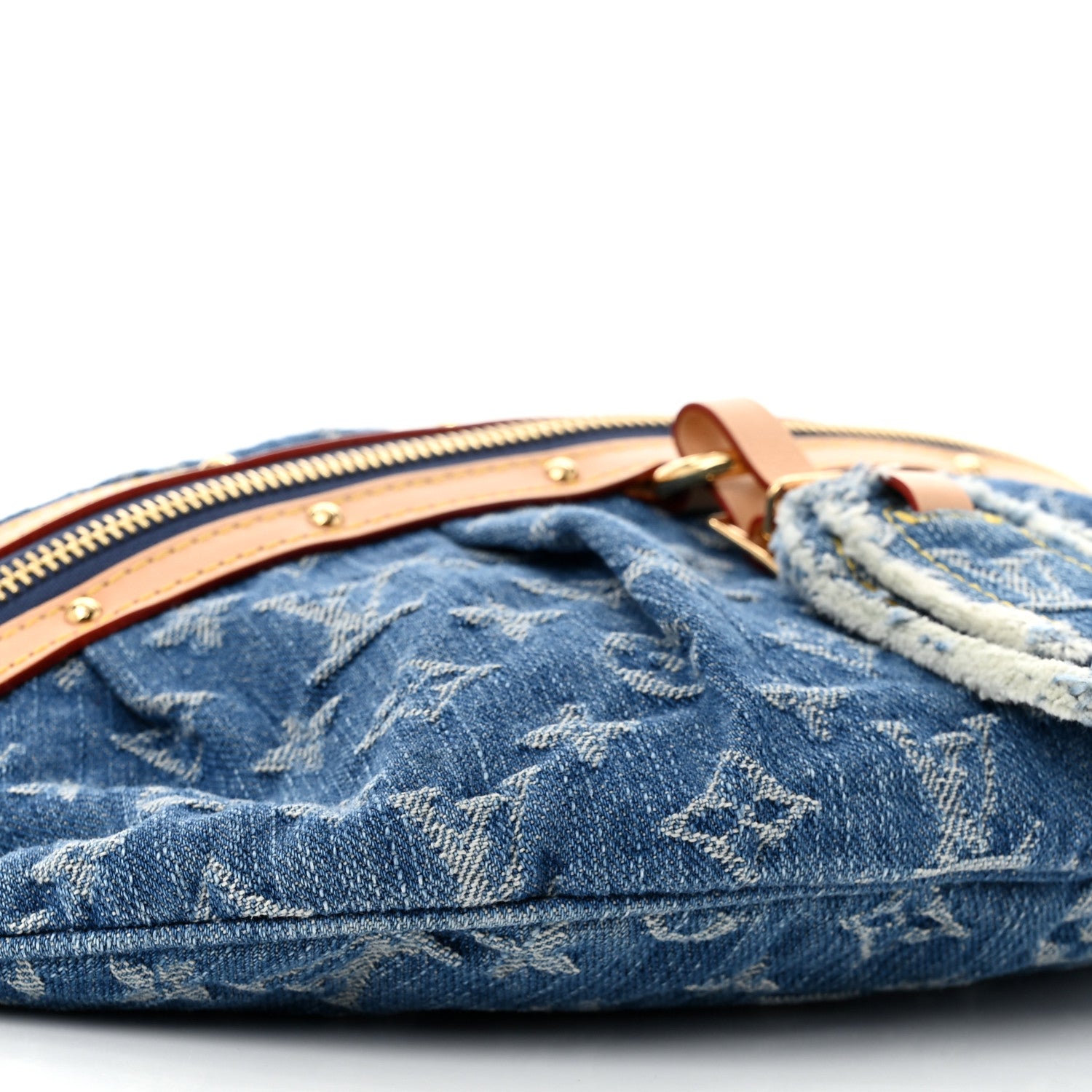 Louis Vuitton Monogram Denim High Rise Bumbag Blue 8 of 9