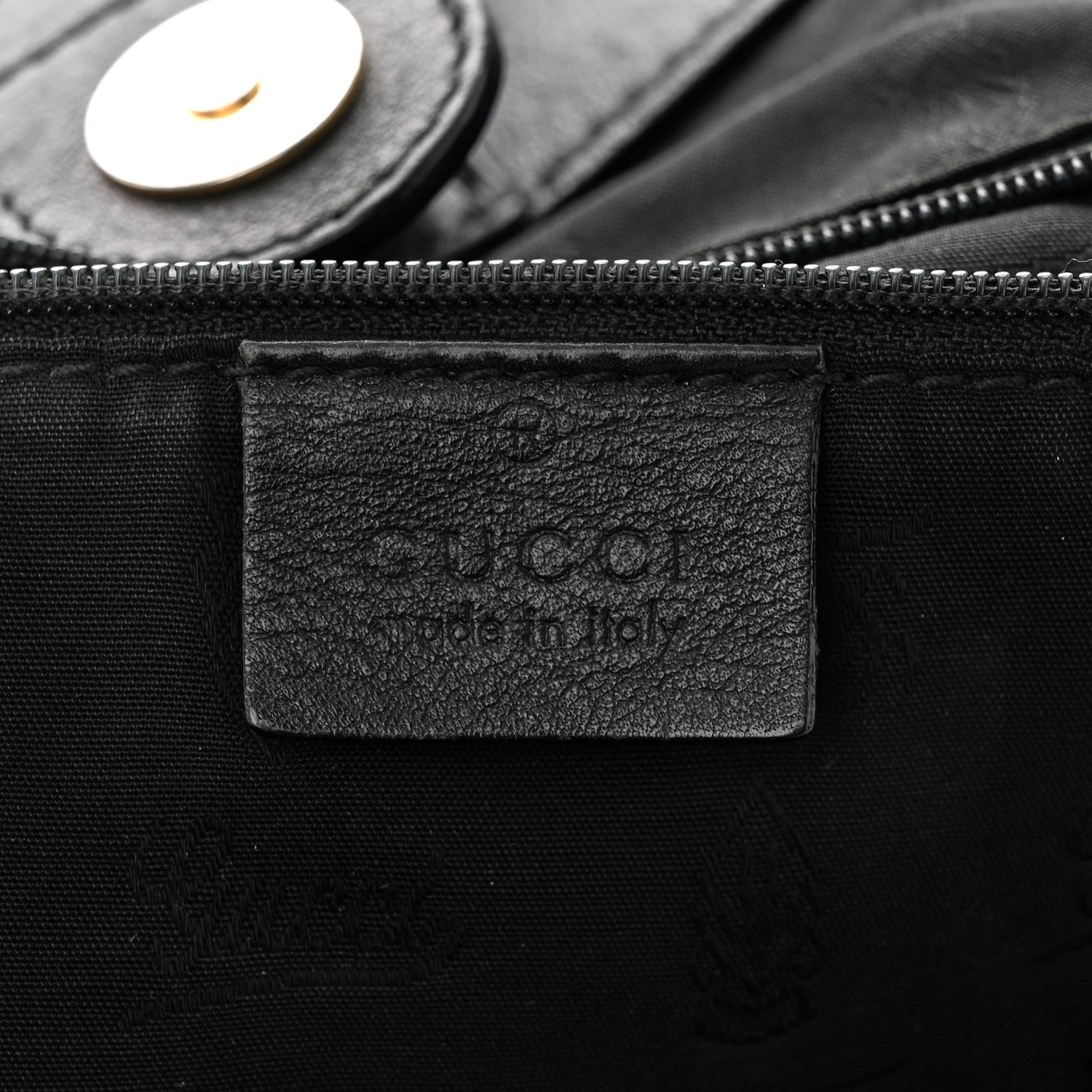 Gucci Guccissima Large Sukey Tote Black 6 of 11