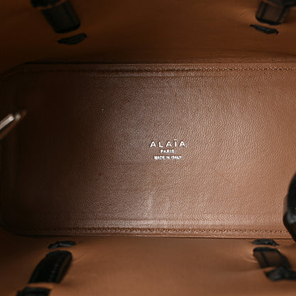 Alaia Suede Vienne Wave Mina 20 Bag Black 6 of 9
