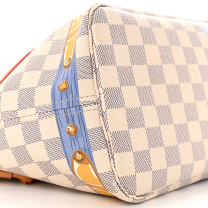 Louis Vuitton Damier Azur Summer Trunks Neo Neverfull MM 11 of 19