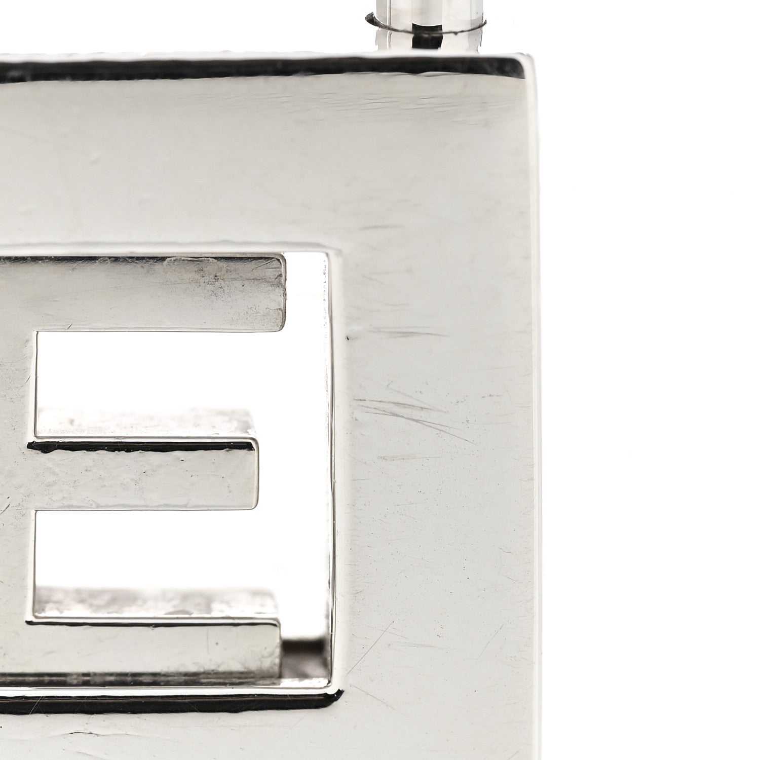 Tiffany Sterling Silver Letter E Lock Charm Pendant 5 of 5