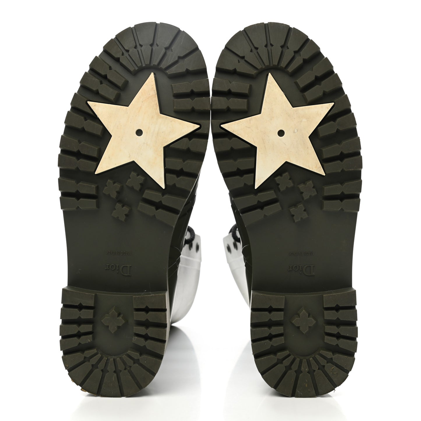 Rubber Diorcamp Low Boots 39 Military