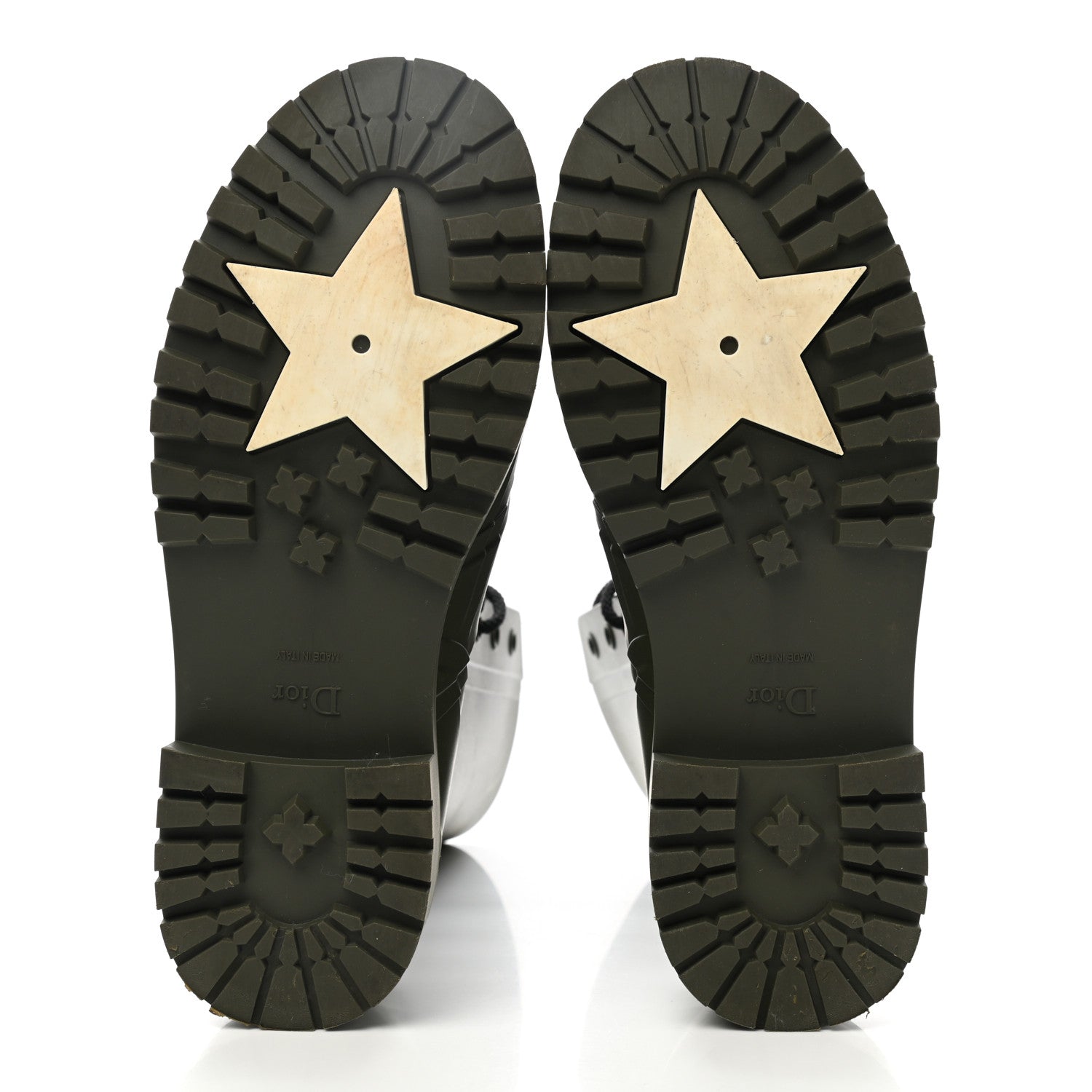 Christian Dior Rubber Diorcamp Low Boots 39 Military 5 of 12