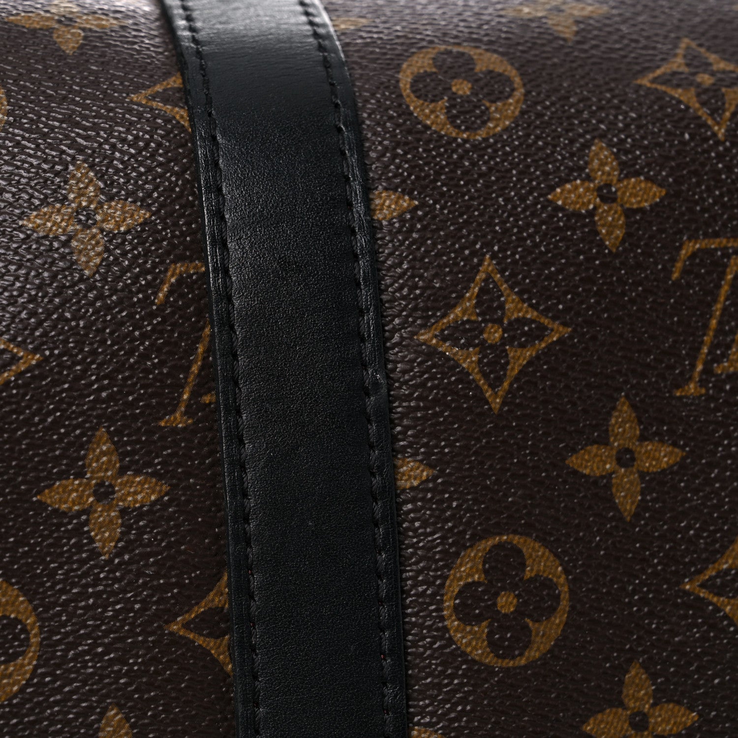 Louis Vuitton Monogram Macassar Keepall Bandouliere 55 13 of 33