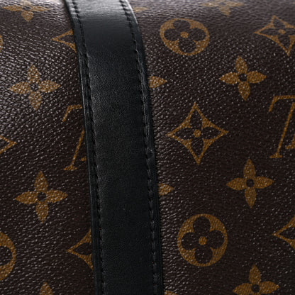 Louis Vuitton Monogram Macassar Keepall Bandouliere 55 13 of 33