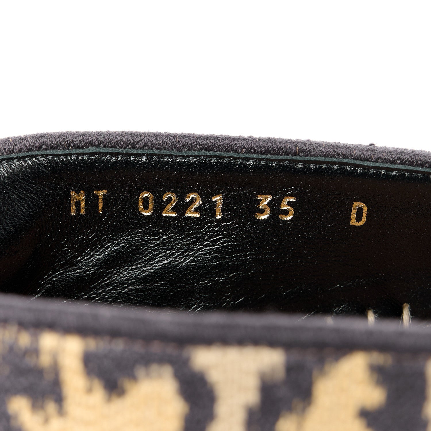 Christian Dior Cotton Embroidered Leopard Print Granville Espadrille 35 Natural 8 of 9