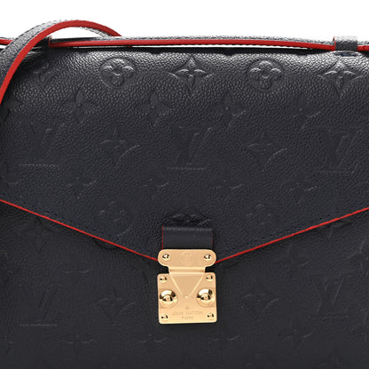 Louis Vuitton Empreinte Pochette Metis Marine Rouge 7 of 9