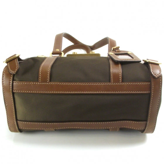 Tessuto Nylon Foldover Large Shoulder Bag