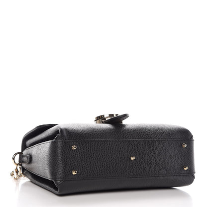 Gucci Dollar Calfskin Interlocking G Top Handle Shoulder Bag Black 4 of 7