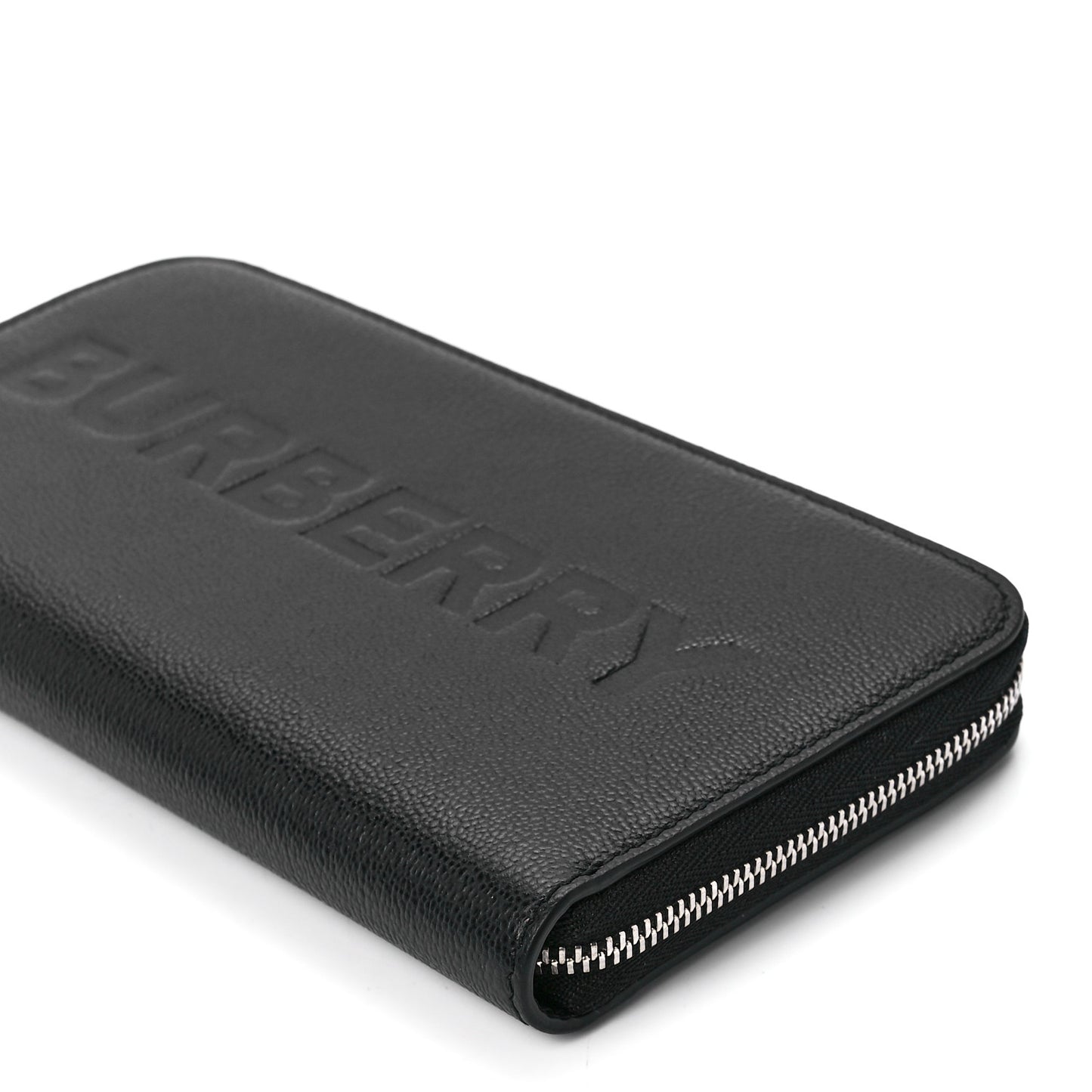 Soft Grain Elmore Zip Around Wallet Black