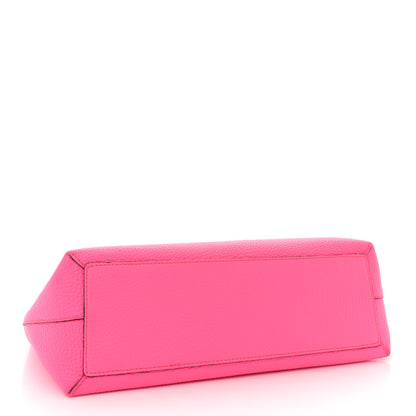 Burberry Grainy Calfskin Remington Tote Neon Pink 4 of 16