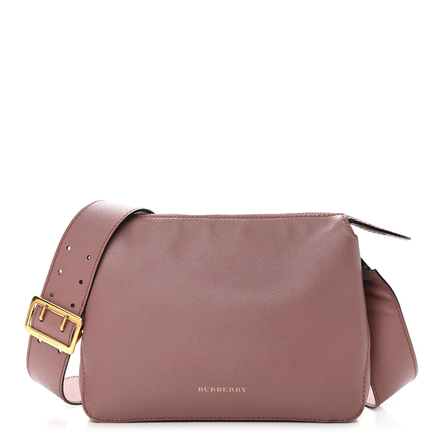 Soft Grain Calfskin Small Helmsley Crossbody Dusty Pink