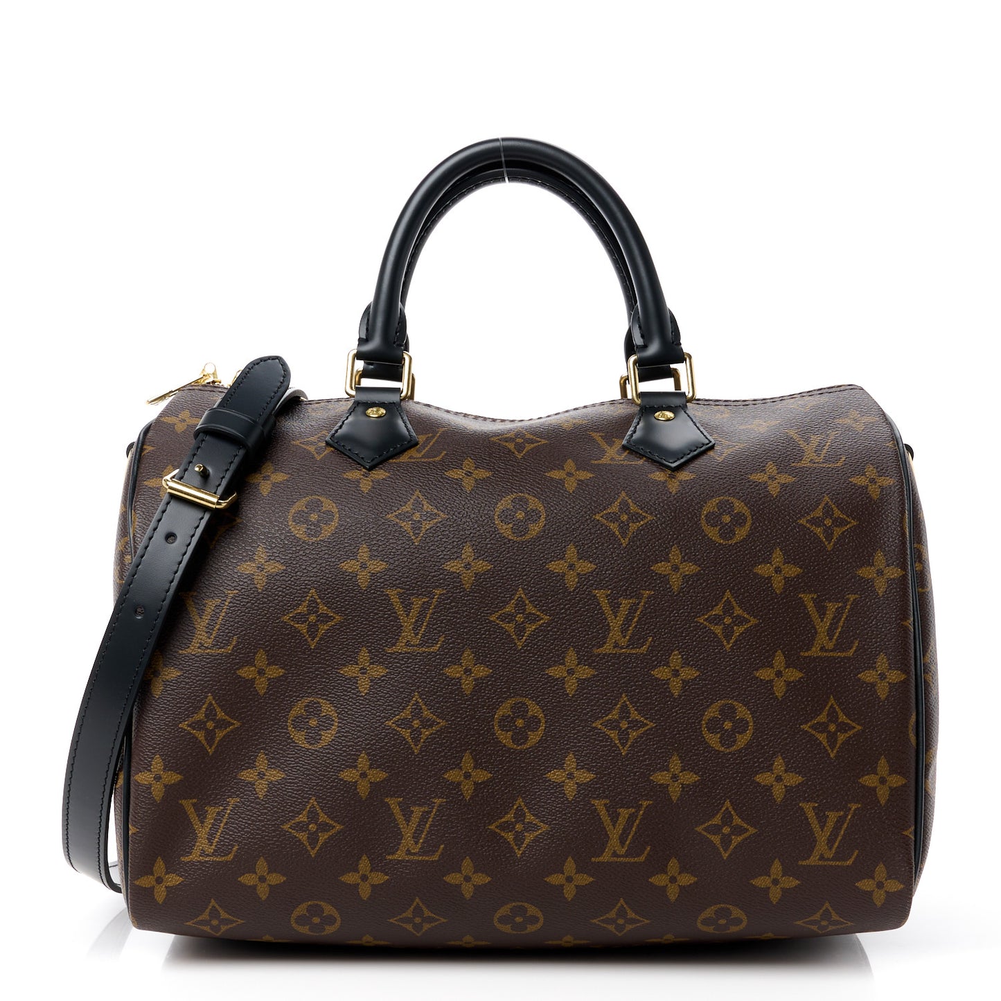 LOUIS VUITTON Monogram My World Tour Speedy Bandouliere 30 Black